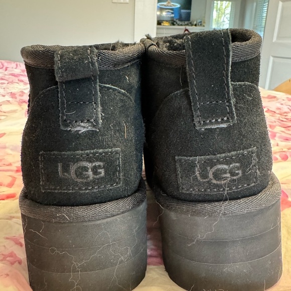 Black classic mini ultra suede uggs - Picture 4 of 4